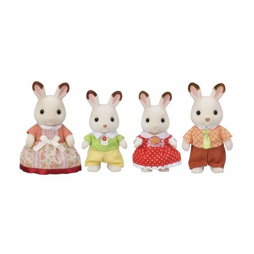 Famille lapin chocolat - la,