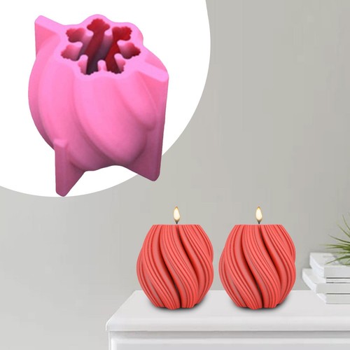 Moule bougie silicone - à, en