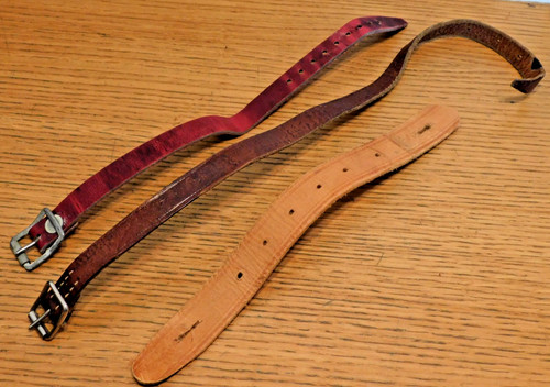 Lot vintage laniere - laniere, cuir