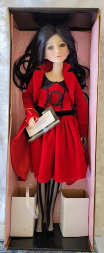 Delilah noir red velvet - noir,