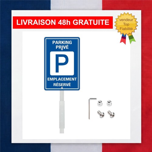 Panneau parking privé - parking,