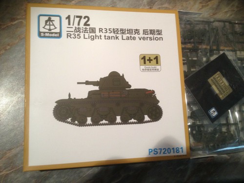 Maquette model char - 1/72,, s