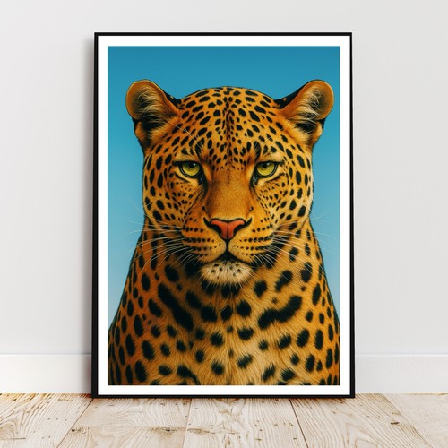 Affiche deco animal - -, leopard