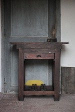 Billot bois vintage, meuble