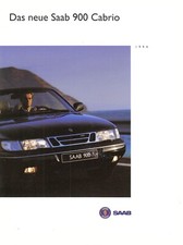 Saab 900 Cabriolet convertible brochure high gloss 1994 4