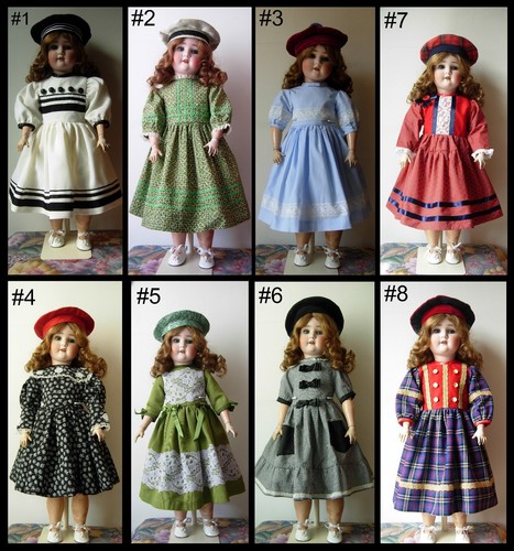 Robe poupée ancienne - robe,