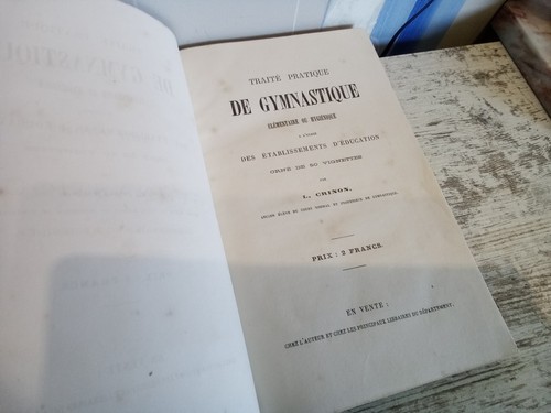 Rare traité gymnastique - rare, 50