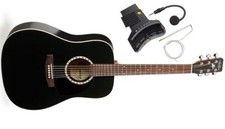 Guitare Electro-acoustique Art & Lutherie Western Black Satin