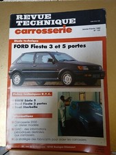 revue technique carrosserie RTA FORD Fiesta 3 et 5 portes N°123 01/1990