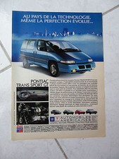 Publicité Pontiac Trans Sport
