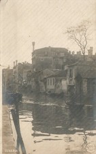 VENICE Rio Gondolas Canal Photo Postcard Generini