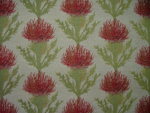 Tissu rideau chardon - tissu, de