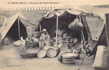 Morocco - OUJDA - Moroccan Pottery Merchant - Ed. Ideal Collection P.S. 15