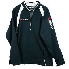 Coupe Vent Légea 1/4 Zip Running sports top haut Tactic Homme XL Noir blanc