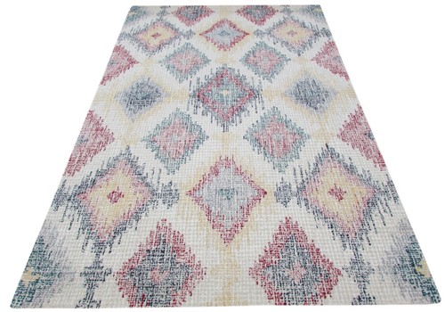 Tapis beige 100 laine - tapis,