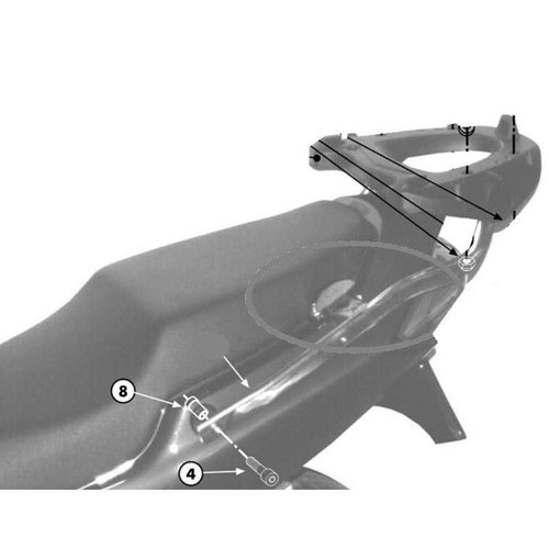 Porte bagages pour honda vfr - porte-bagages,