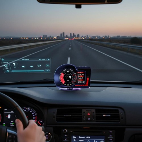 Hud voiture lecture en - de,
