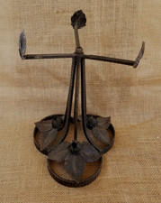 Art déco pied de lampe fer