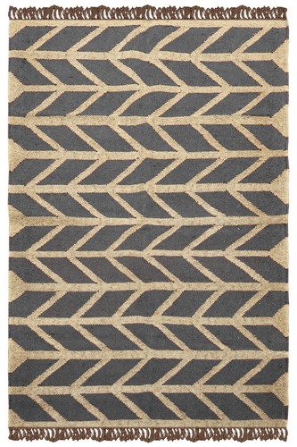 Tapis kilim noir laine - kilim,