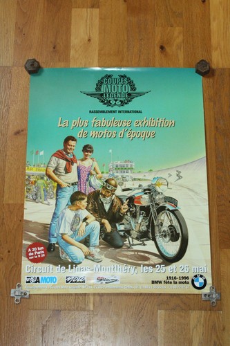 Affiche motos anciennes - affiche.,