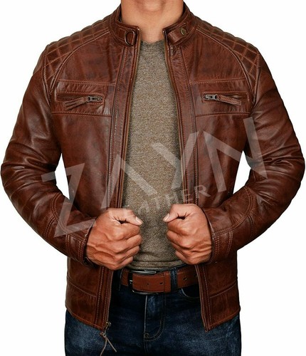 Veste homme cuir - de, mouton