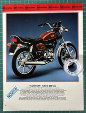 1981 GILERA CUSTOM 125 Motorcycle Advertising