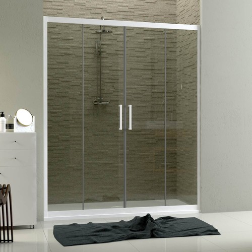 Porte douche niche pvc - porte, de