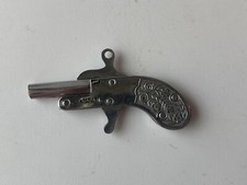 Vintage Berloque Miniature Pin-fire Pistol Toy Gun Japan 1.75 Inches