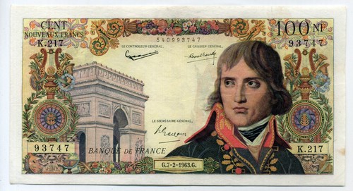 Billet 100 nouveaux - billet, de