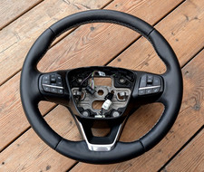 NEW LEATHER STEERING WHEEL for Ford Escape Kuga Fiesta Focus MK4 2017-23