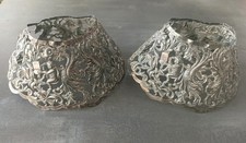 Paire D'abat Jour En Argent