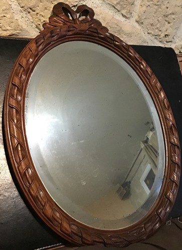 Miroir medaillon coiffeuse - miroir,