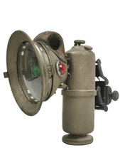 ancienne Lampe acétylène LUXOR - Phare de vélo , moto cyclo Retro vintage