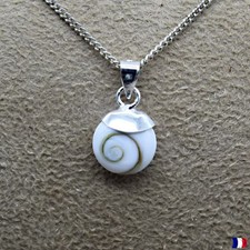 Pendentif Rond Argent 925 Œil