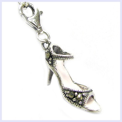 Sterling silver marcasite - sterling, high