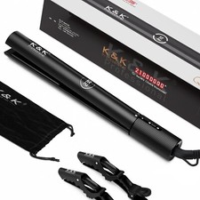 K&K pour femmes, lisseur professionnel 2 en 1 et Fer à lisser boucleur