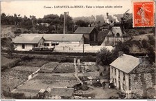 S18205 postcard 23 Lavaveix les Mines - brick factory shisto limestone