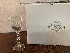 8 Burgundy glasses model Hauteville crystal of Saint Louis (price per piece)