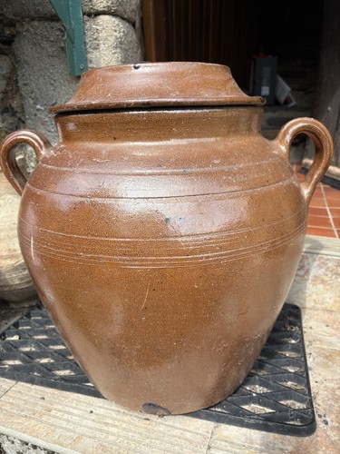 Ancien saloir grand pot - ancien,