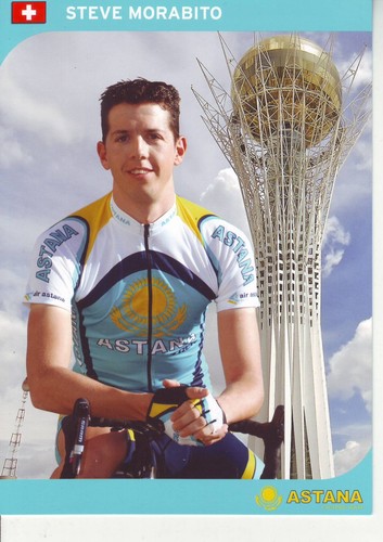Cyclisme carte cycliste steve - carte,