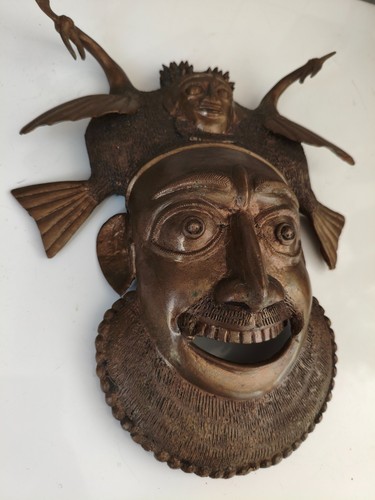 Masque mural bamoun africain - bamoun,