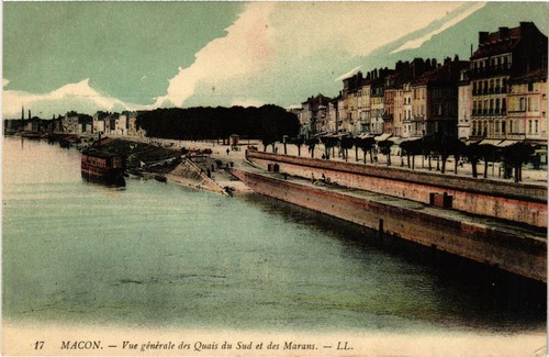 Cpa macon vue générale des - vue,