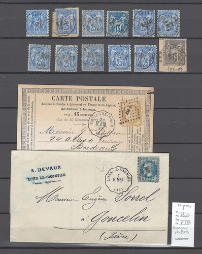 France lot de cachets - france,