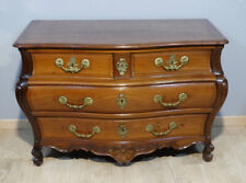 Louis XV period Bordeaux chest of drawers, solid mahogany 18th century