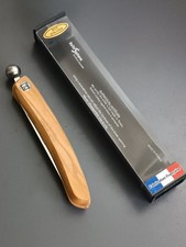 LE THIERS ROTOSPHERE KNIFE by BRUNO SAUZEDDE, olive handle