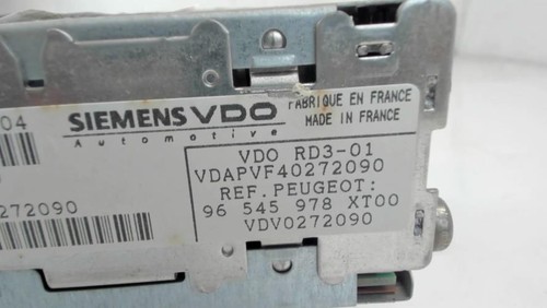 Autoradio peugeot 206 phase - peugeot,