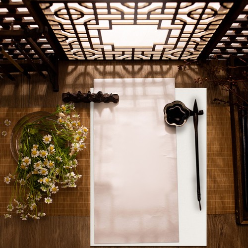 Tapis calligraphie chinoise - de,