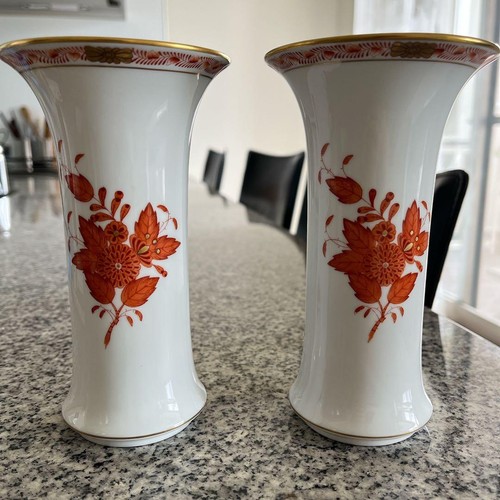 Lot vase herend orange - de,