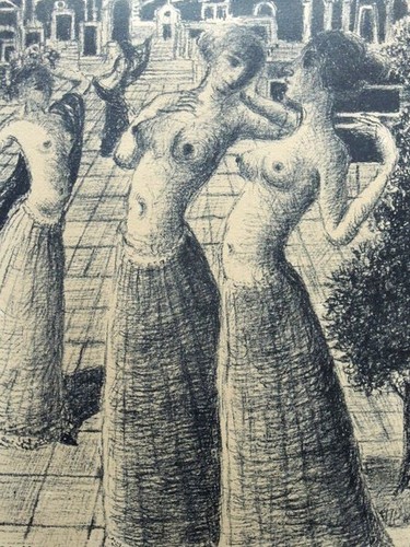 Paul delvaux danse 1969 - paul, la