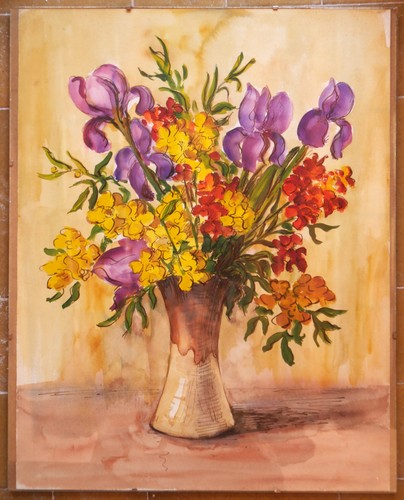 Tableau aquarelle denise - aquarelle, de